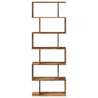 vidaXL Βιβλιοθήκη/Διαχωριστικό Χώρου 6 Επ. 70x24x193cm Επ. Ξύλο 1 τεμ.
