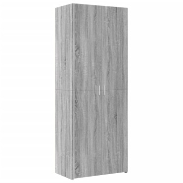 vidaXL Ντουλάπι Γκρι Sonoma 70x42,5x185cm από Επεξεργασμένο Ξύλο 1 τεμ.