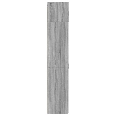 vidaXL Ραφιέρα με Ντουλάπια Γκρι Sonoma 70x42,5x225cm Επεξ. Ξύλο 1 τεμ.