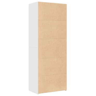 vidaXL Ντουλάπι Λευκό 70x42,5x185cm Επεξεργασμένο Ξύλο 1 τεμ.