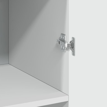 vidaXL Ντουλάπι Λευκό 70x42,5x185cm Επεξεργασμένο Ξύλο 1 τεμ.