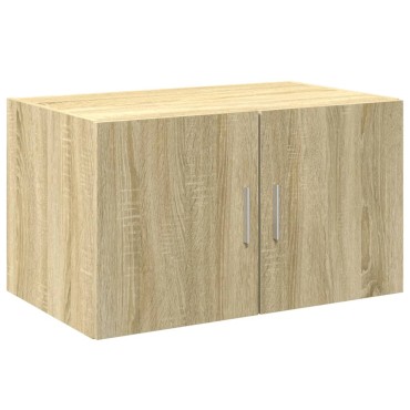 vidaXL Ραφιέρα με Ντουλάπια Sonoma Δρυς 70x42,5x225cm Επεξ. Ξύλο 1 τεμ.