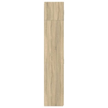 vidaXL Ραφιέρα με Ντουλάπια Sonoma Δρυς 70x42,5x225cm Επεξ. Ξύλο 1 τεμ.