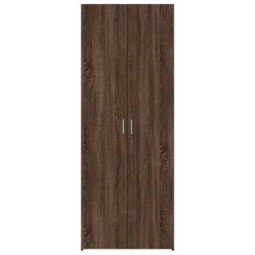 vidaXL Ντουλάπι Καφέ Δρυς 70x42,5x185cm από Επεξεργασμένο Ξύλο 1 τεμ.