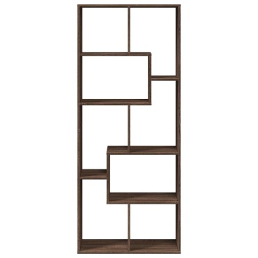 vidaXL Βιβλιοθήκη/Διαχωριστικό Χώρου Δρυς 67x25x161,5cm Επεξ. Ξύλο 1 τεμ.