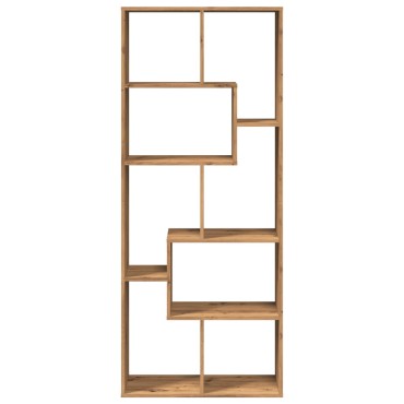vidaXL Βιβλιοθήκη/Διαχωριστικό Χώρου Δρυς 67x25x161,5cm Επεξ. Ξύλο 1 τεμ.
