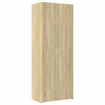 vidaXL Ντουλάπι Sonoma Δρυς 70x42,5x185cm από Επεξεργασμένο Ξύλο 1 τεμ.