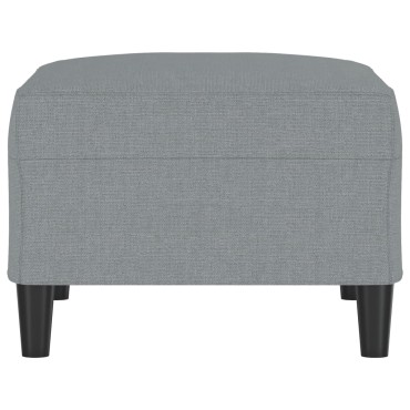 vidaXL Υποπόδιο Ανοιχτό Γκρι 70x55x41cm Υφασμάτινο 1 τεμ.