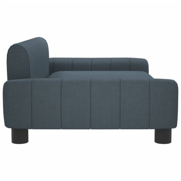 vidaXL Καναπές Παιδικός Σκούρο Γκρι 90x53x30cm από Ύφασμα 1 τεμ.