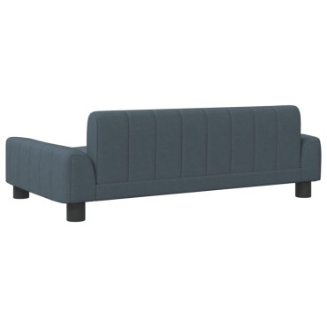 vidaXL Καναπές Παιδικός Σκούρο Γκρι 90x53x30cm από Ύφασμα 1 τεμ.