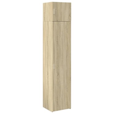 vidaXL Ντουλάπι Αποθήκευσης Στενό Δρυς 45x42,5x225cm Επεξεργ. Ξύλο 1 τεμ.