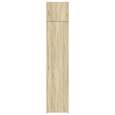 vidaXL Ντουλάπι Αποθήκευσης Στενό Δρυς 45x42,5x225cm Επεξεργ. Ξύλο 1 τεμ.