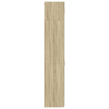 vidaXL Ντουλάπι Αποθήκευσης Στενό Δρυς 45x42,5x225cm Επεξεργ. Ξύλο 1 τεμ.