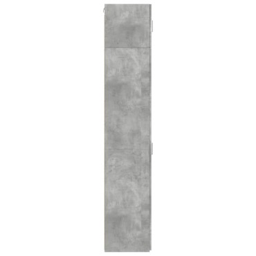 vidaXL Ντουλάπι Αποθήκευσης Στενό Γκρι 45x42,5x225cm Επεξεργ. Ξύλο 1 τεμ.