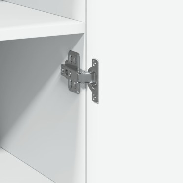 vidaXL Ντουλάπι Λευκό 45x42,5x185cm από Επεξεργασμένο Ξύλο 1 τεμ.