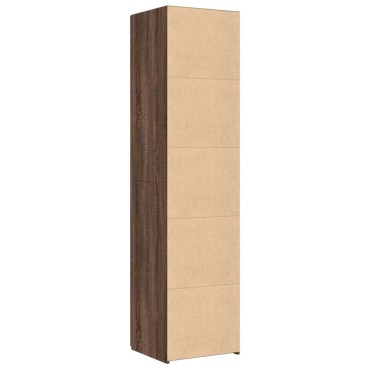 vidaXL Ντουλάπι Καφέ Δρυς 45x42,5x185cm από Επεξεργασμένο Ξύλο 1 τεμ.