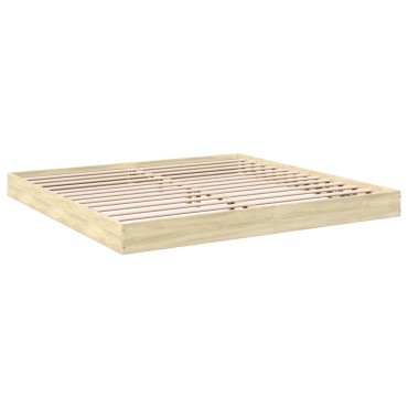 vidaXL Πλαίσιο κρεβατιού χωρίς στρώμα 180x200 εκ. Επεξεργασμένο Ξύλο