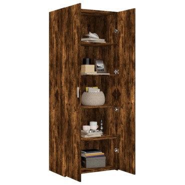 vidaXL Ντουλάπα Καπνιστή Δρυς 70x42,5x185cm από Επεξεργασμένο Ξύλο 1 τεμ.