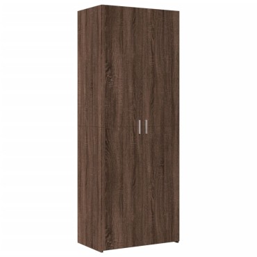 vidaXL Ντουλάπι Καφέ Δρυς 70x42,5x185cm από Επεξεργασμένο Ξύλο 1 τεμ.