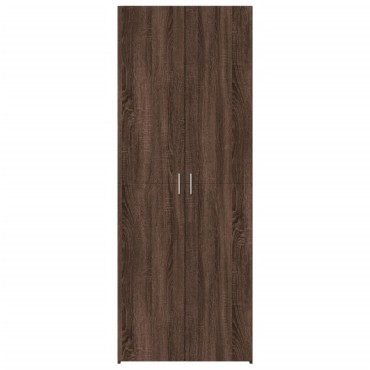 vidaXL Ντουλάπι Καφέ Δρυς 70x42,5x185cm από Επεξεργασμένο Ξύλο 1 τεμ.