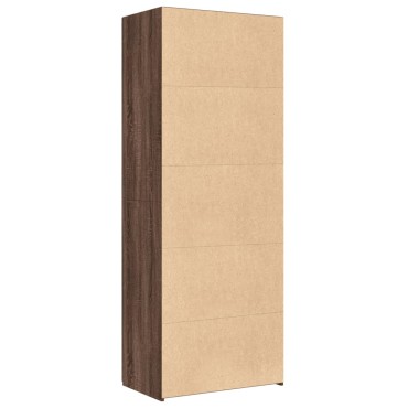 vidaXL Ντουλάπι Καφέ Δρυς 70x42,5x185cm από Επεξεργασμένο Ξύλο 1 τεμ.