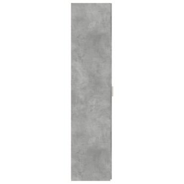 vidaXL Ντουλάπι Γκρι Σκυροδέματος 30x42,5x185cm Επεξεργασμένο Ξύλο 1 τεμ.