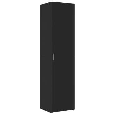 vidaXL Ντουλάπι Μαύρο 45x42,5x185cm από Επεξεργασμένο Ξύλο 1 τεμ.