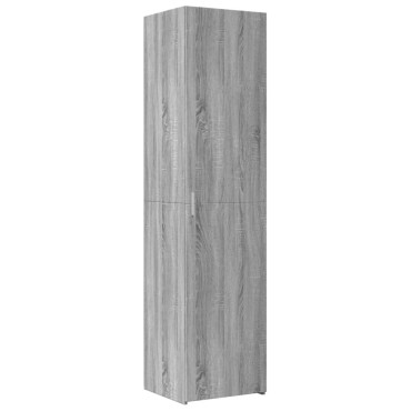 vidaXL Ντουλάπι Γκρι Sonoma 45x42,5x185cm από Επεξεργασμένο Ξύλο 1 τεμ.