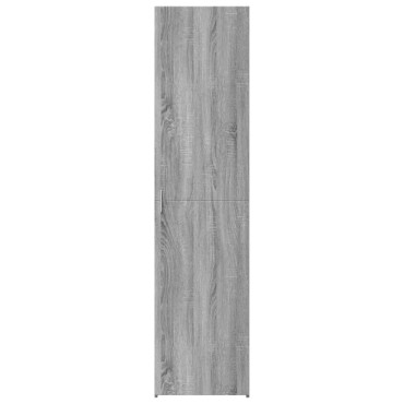 vidaXL Ντουλάπι Γκρι Sonoma 45x42,5x185cm από Επεξεργασμένο Ξύλο 1 τεμ.