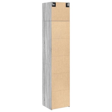 vidaXL Ντουλάπι Αποθήκευσης Στενό Δρυς 45x42,5x225cm Επεξεργ. Ξύλο 1 τεμ.