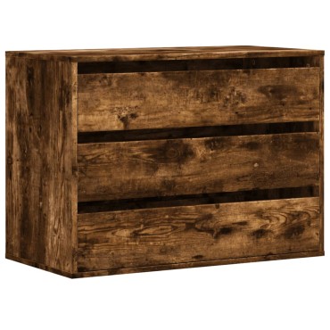 vidaXL Συρταριέρα Καπνιστή Δρυς 80x41x58cm από Επεξεργ. Ξύλο 1 τεμ.