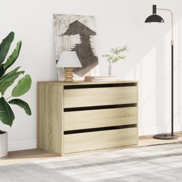 vidaXL Συρταριέρα Sonoma Δρυς 80x41x58cm από Επεξεργ. Ξύλο 1 τεμ.