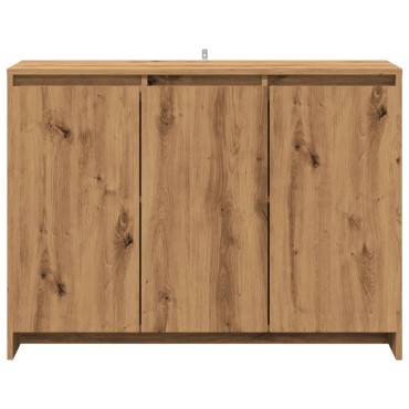 vidaXL Μπουφές Αρτισιανή Δρυς 102x33x75cm από Επεξεργασμένο Ξύλο 1 τεμ.