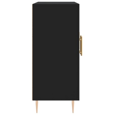 vidaXL Ντουλάπι Μαύρο 90x34x80cm από Επεξεργασμένο Ξύλο 1 τεμ.