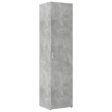 vidaXL Ντουλάπι Γκρι Σκυροδέματος 45x42,5x185cm Επεξεργασμένο Ξύλο 1 τεμ.