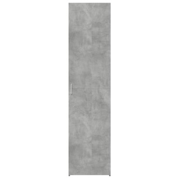 vidaXL Ντουλάπι Γκρι Σκυροδέματος 45x42,5x185cm Επεξεργασμένο Ξύλο 1 τεμ.