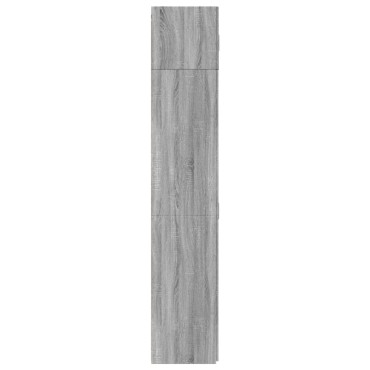 vidaXL Ραφιέρα με Ντουλάπια Γκρι Sonoma 70x42,5x225cm Επεξ. Ξύλο 1 τεμ.