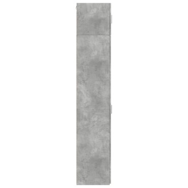 vidaXL Ντουλάπι Αποθήκευσης Στενό Γκρι 30x42,5x225cm Επεξεργ. Ξύλο 1 τεμ.