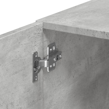 vidaXL Ντουλάπι Αποθήκευσης Στενό Γκρι 30x42,5x225cm Επεξεργ. Ξύλο 1 τεμ.