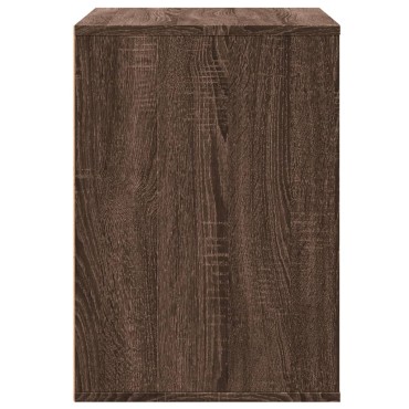 vidaXL Συρταριέρα Καφέ Δρυς 80x41x58cm από Επεξεργ. Ξύλο 1 τεμ.