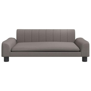 vidaXL Κρεβάτι Σκύλου Taupe 90 x 53 x 30 εκ. Υφασμάτινο