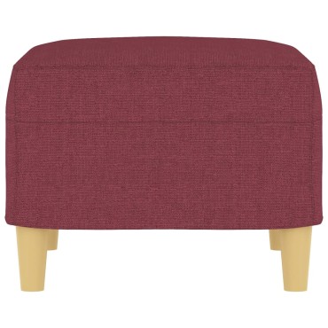 vidaXL Υποπόδιο Μπορντό60x50x41cm Υφασμάτινο 1 τεμ.