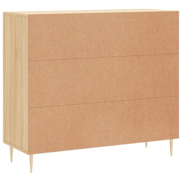 vidaXL Ντουλάπι Sonoma δρυς 90x34x80cm Επεξεργασμένο Ξύλο 1 τεμ.