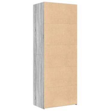 vidaXL Ντουλάπι Γκρι Sonoma 70x42,5x185cm από Επεξεργασμένο Ξύλο 1 τεμ.