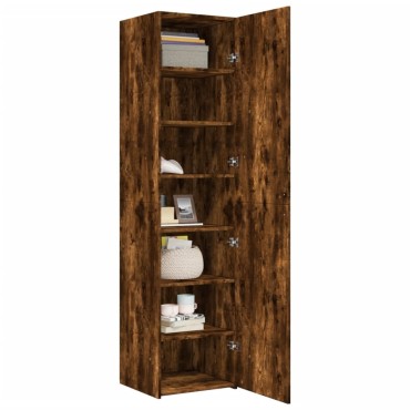 vidaXL Ντουλάπι Καπνιστή Δρυς 45x42,5x185cm από Επεξεργασμένο Ξύλο 1 τεμ.