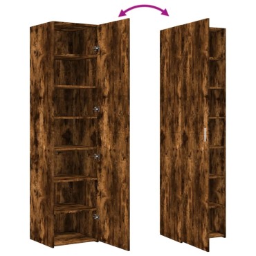 vidaXL Ντουλάπι Καπνιστή Δρυς 45x42,5x185cm από Επεξεργασμένο Ξύλο 1 τεμ.