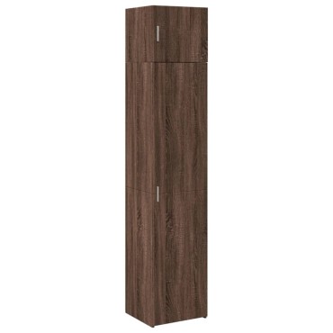 vidaXL Ντουλάπι Αποθήκευσης Στενό Δρυς 45x42,5x225cm Επεξεργ. Ξύλο 1 τεμ.