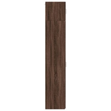 vidaXL Ντουλάπι Αποθήκευσης Στενό Δρυς 45x42,5x225cm Επεξεργ. Ξύλο 1 τεμ.