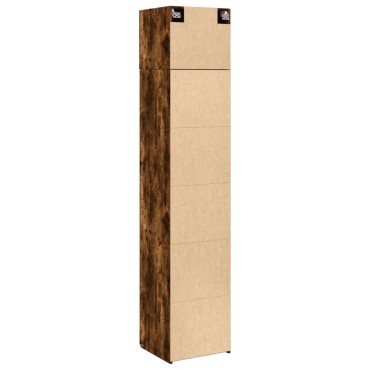 vidaXL Ντουλάπι Αποθήκευσης Στενό Δρυς 45x42,5x225cm Επεξεργ. Ξύλο 1 τεμ.