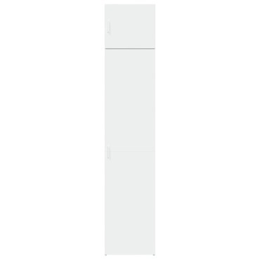 vidaXL Ντουλάπι Αποθήκευσης Στενό Λευκό 45x42,5x225cm Επεξεργ. Ξύλο 1 τεμ.